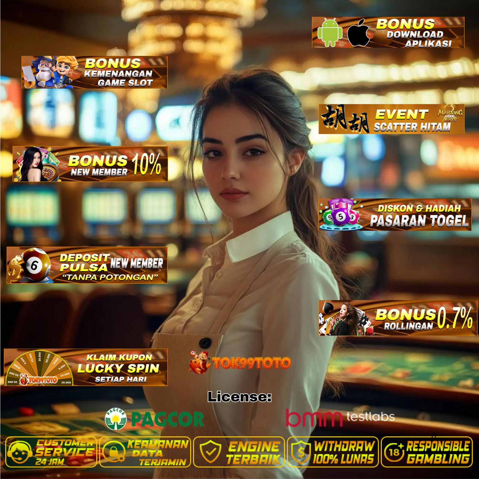 TOK99TOTO : Link Situs Slot Online Resmi Pg Soft & Pragmatic